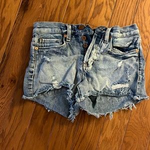 Blank NYC jean shorts in size 24 light wash